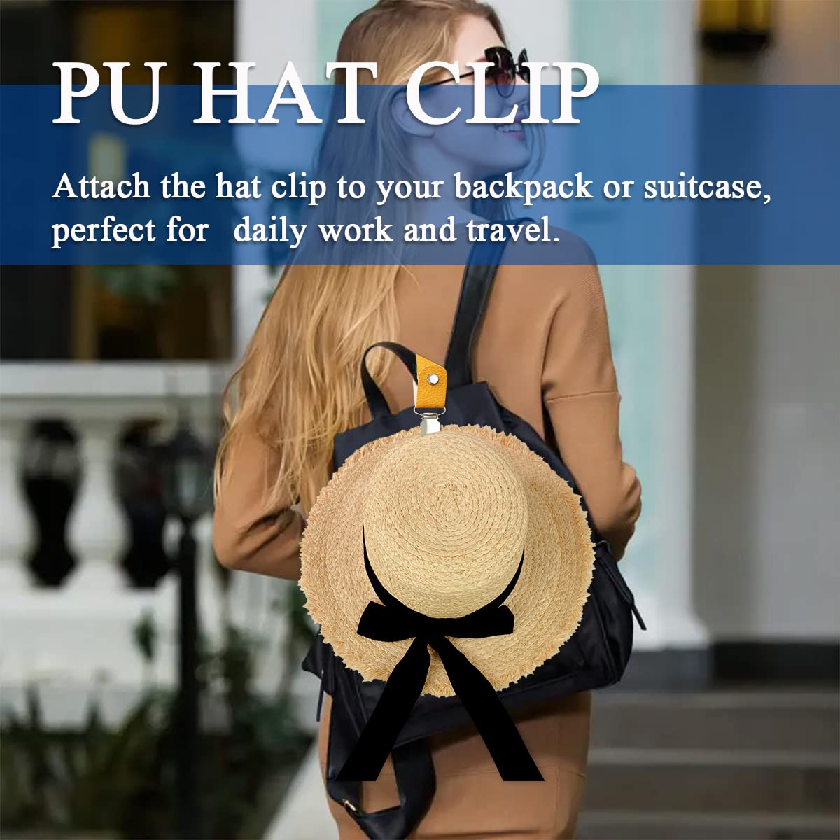 PU Leather Hat Clip for Travel – Travel Accessories Bag For Men recenzja i cena