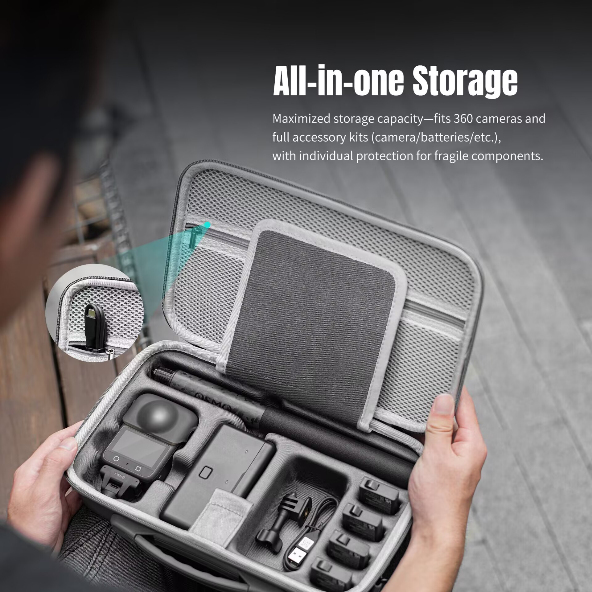 STARTRC Storage Bag for DJI OS – Travel Accessories Car recenzja i cena