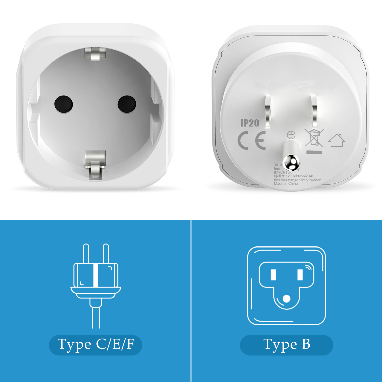 2pcs Travel Adapter USA Adapte – Travel Accessories Canada recenzja i cena