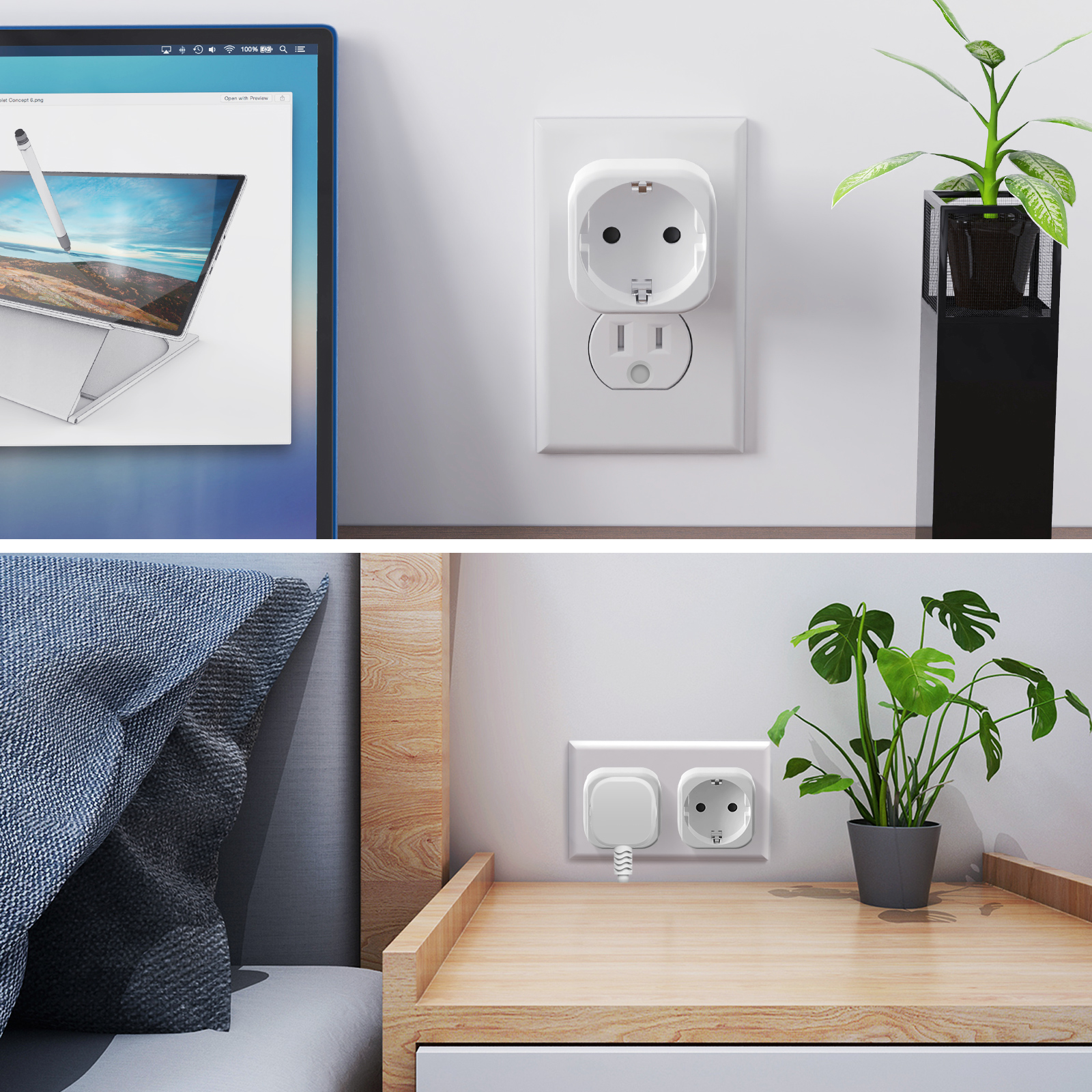 2pcs Travel Adapter USA Adapte – Travel Accessories Canada recenzja i cena