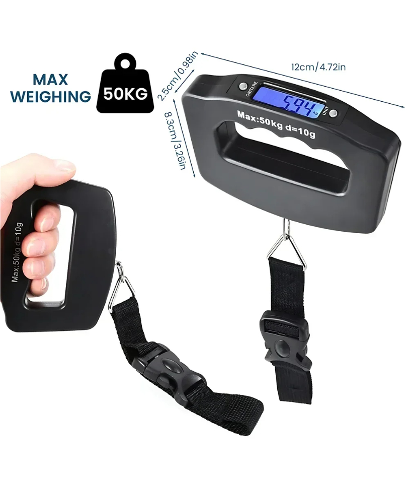 50kg Digital Luggage Scale Por – Travel Accessories Display recenzja i cena